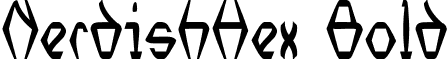 NerdishHex Bold font - NerdishHex_Bold.ttf