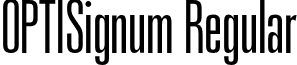 OPTISignum Regular font - OPTISignum.otf