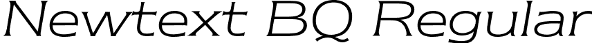 Newtext BQ Regular font - NewtextBQ-LightItalic.otf