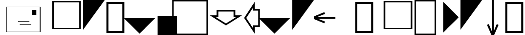 NelcoSymbols Regular font - Nelco_Symbols.ttf