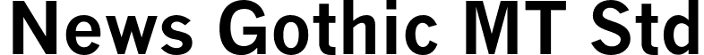 News Gothic MT Std font - NewsGothicMTStd-Bold.otf