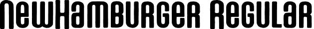 NewHamburger Regular font - NewHamburger.otf