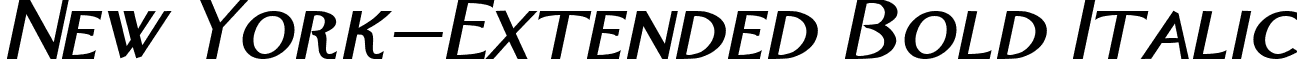 New York-Extended Bold Italic font - New-York-Extended_Bold_Italic.ttf