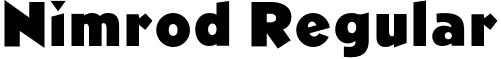 Nimrod Regular font - Nimrod.otf