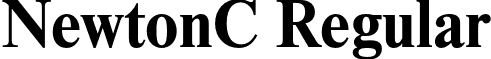 NewtonC Regular font - NewtonC-Bold.otf