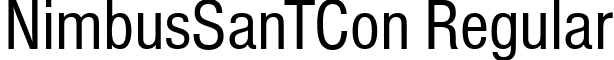 NimbusSanTCon Regular font - NimbusSanTCon(1).ttf