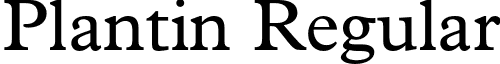 Plantin Regular font - Plantin.otf