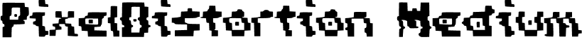 PixelDistortion Medium font - Pixel_Distortion.ttf
