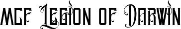 MCF Legion of Darwin font - Legion_of_Darwin.ttf