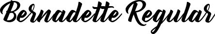 Bernadette Regular font - bernadette.ttf