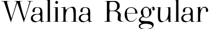 Walina Regular font - Walina_Font.ttf