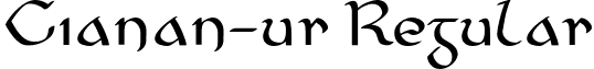 Cianan-ur Regular font - Cianan-ur-Regular.otf