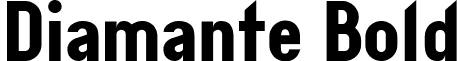 Diamante Bold font - diamante_bold.ttf