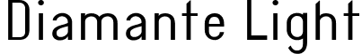 Diamante Light font - diamante_light.ttf