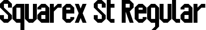 Squarex St Regular font - Squarex St.ttf