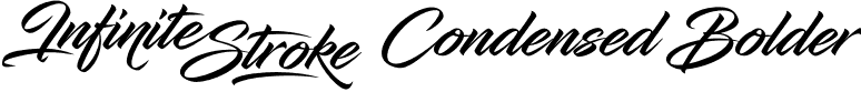 Infinite Stroke Condensed Bolder font - Infinite_Stroke_Bolder_Cond.otf