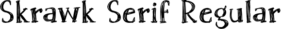 Skrawk Serif Regular font - Skrawk-Serif.otf