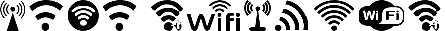 WIFI Regular font - WIFI.ttf