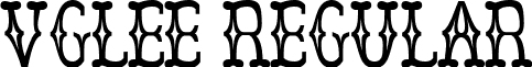 Vglee Regular font - Vglee.ttf