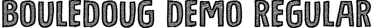 Bouledoug DEMO Regular font - bouledoug DEMO.otf