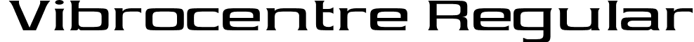 Vibrocentre Regular font - Vibrocentre.otf