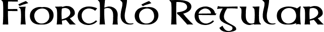 Fíorchló Regular font - fA-orchlA3.ttf