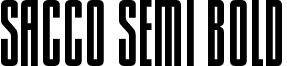 Sacco Semi Bold font - Sacco-SemiBold.ttf
