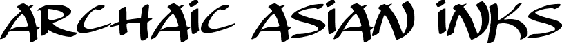 Archaic Asian Inks font - Archaic_Asian_Inks.ttf