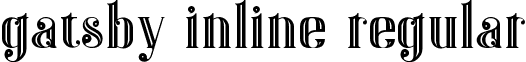 Gatsby Inline Regular font - Gatsby_Inline.ttf