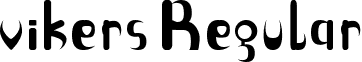 vikers Regular font - vikers.otf