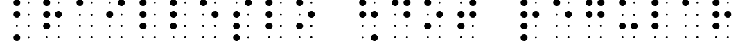 BrailleSlo 8dot Regular font - BrailleSlo 8dot.ttf