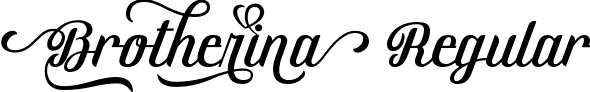 Brotherina Regular font - Brotherina.otf