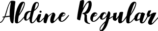 Aldine Regular font - Aldine.ttf