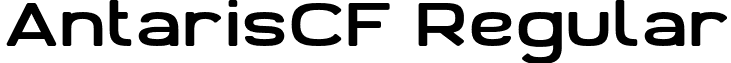 AntarisCF Regular font - Antaris_CF.otf