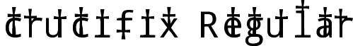 crucifix Regular font - crucifix.ttf
