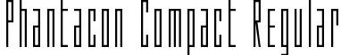 Phantacon Compact Regular font - phantaconcompact.ttf
