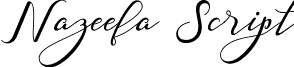 Nazeefa Script font - nazeefa-demo.ttf