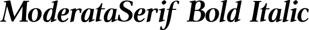 ModerataSerif Bold Italic font - ModerataSerif_bold_italic.ttf