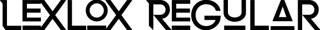 Lexlox Regular font - Lexlox.ttf