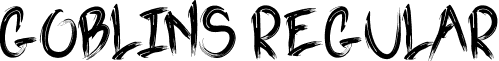 Goblins Regular font - Goblins.ttf