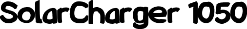 SolarCharger 1050 font - SolarCharger1050.otf