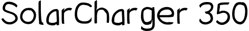 SolarCharger 350 font - SolarCharger350.otf