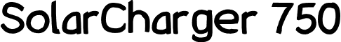SolarCharger 750 font - SolarCharger750.otf