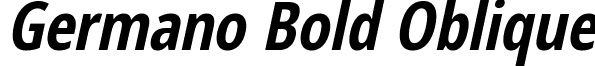 Germano Bold Oblique font - Germano-BoldOblique.ttf
