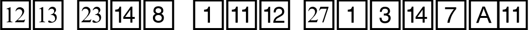 CD Numbers Regular font - cdnumbers.ttf