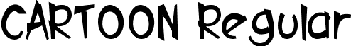 CARTOON Regular font - CARTOON.ttf