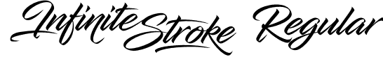 Infinite Stroke Regular font - Infinite_Stroke.otf