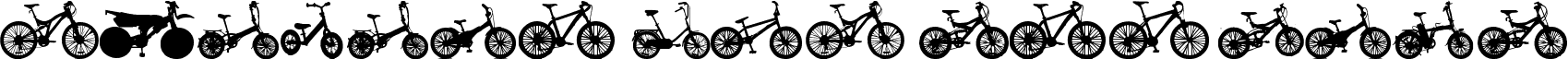 bicycle tfb Regular font - bicycle tfb.ttf