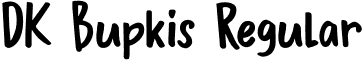 DK Bupkis Regular font - DK Bupkis.otf