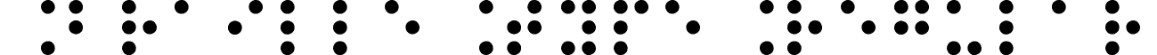 Braille Type Regular font - Braille Type.ttf